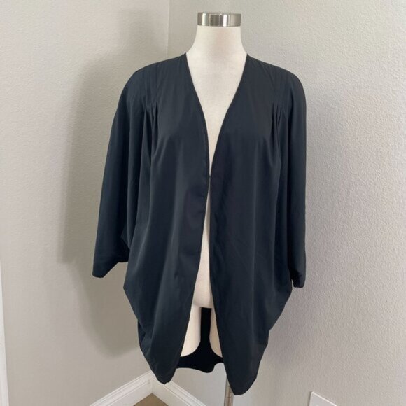 Coolibar Tops - Coolibar Womens Medium UPF 50+ Black Cardigan Kimono Style Lightweight Outdoors